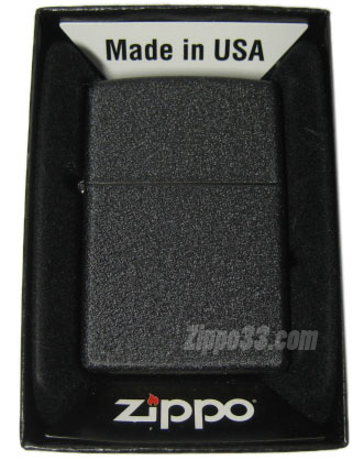 Zippo Black Crackle Lighter