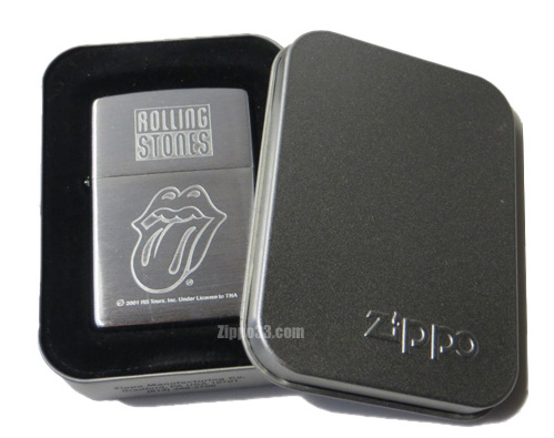 Zippo Rolling Stones - Brushed Chrome